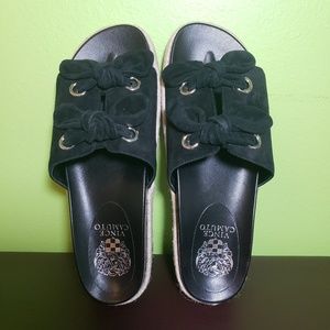 Vince Camuto Suede Slide Sandal